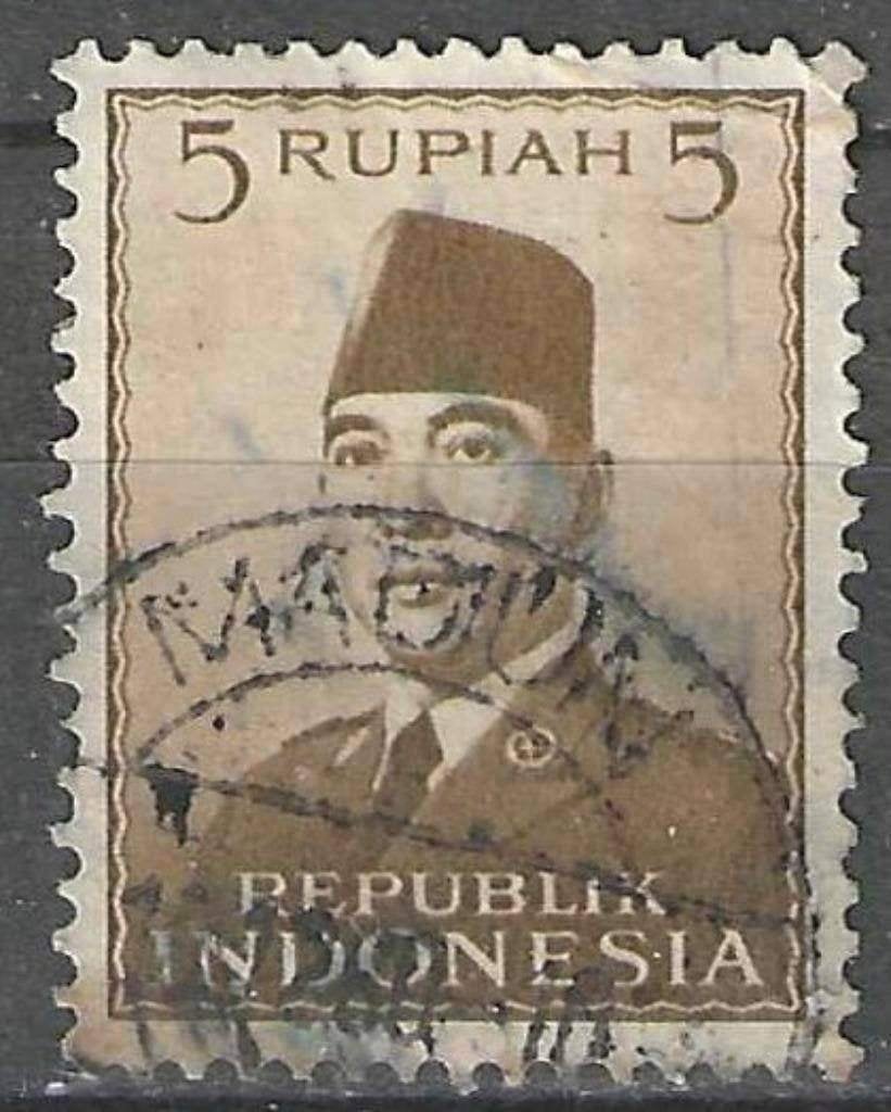 Indonésie 1951 - Yvert 39 - Président Sukarno (ST), Envoi, Affranchi