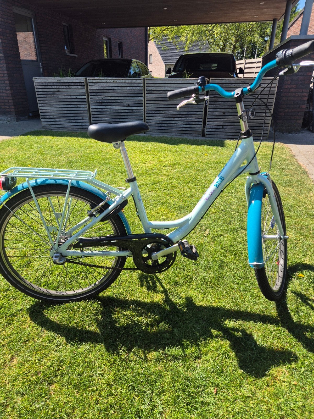 meisjesfiets lagere school 24 inch, Enlèvement, Utilisé, Frein sur jante, BNB
