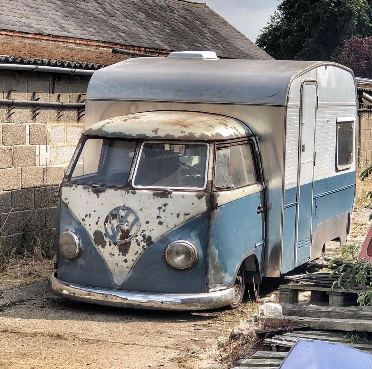 VW T1 splitbus pick-up cabine, foto 4