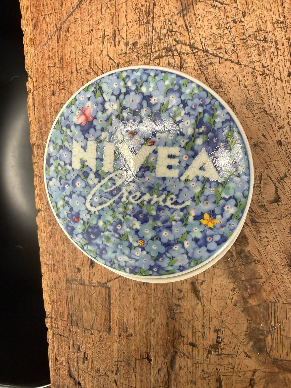 Collectors item: Nivea Vergissmeinnicht porselein pot, Ophalen, Porselein