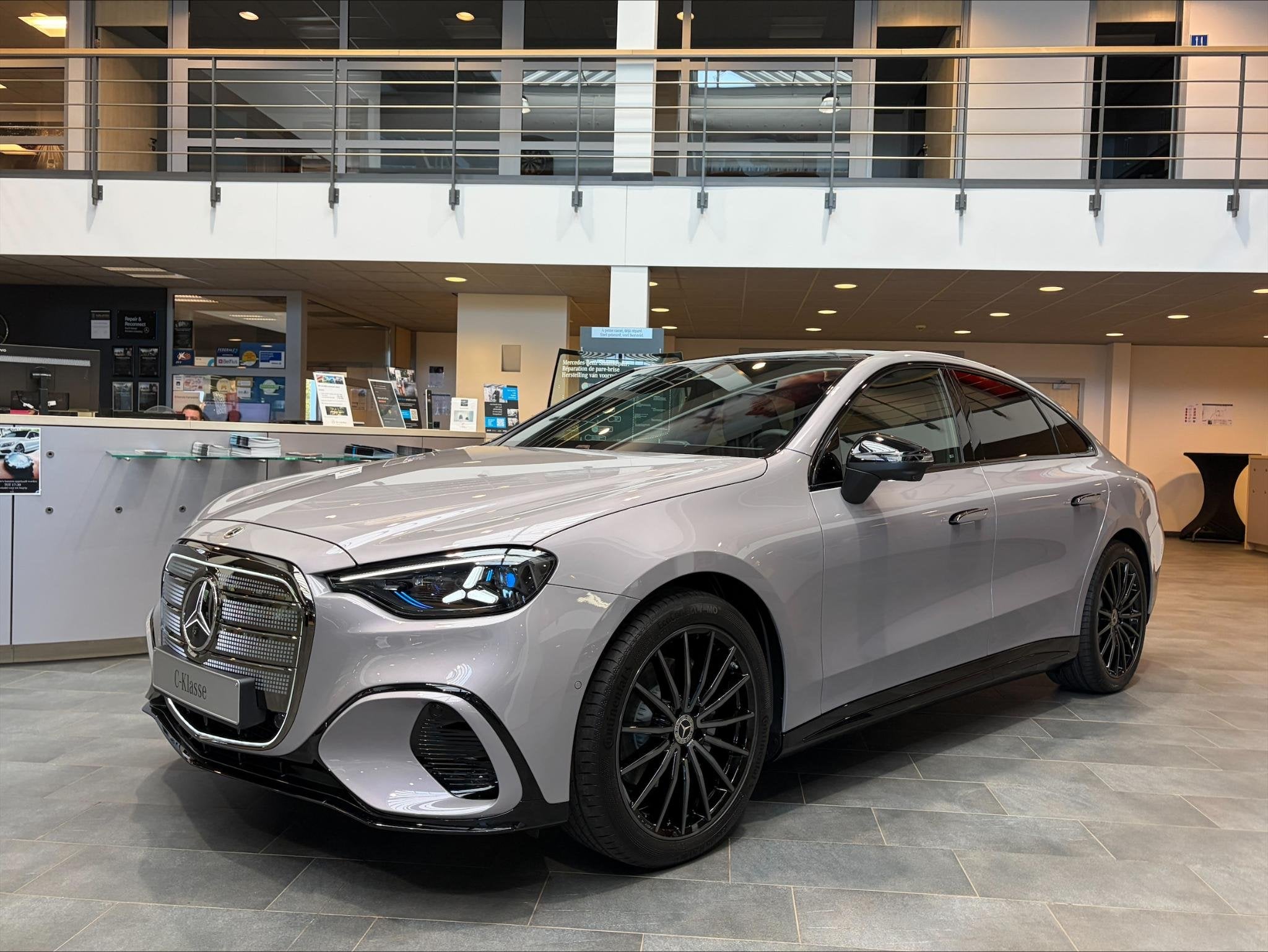 Mercedes-Benz C-Klasse C 400 4MATIC AMG Line (automatique), Autos, Neuf, Argent ou Gris, Achat, 2460 kg