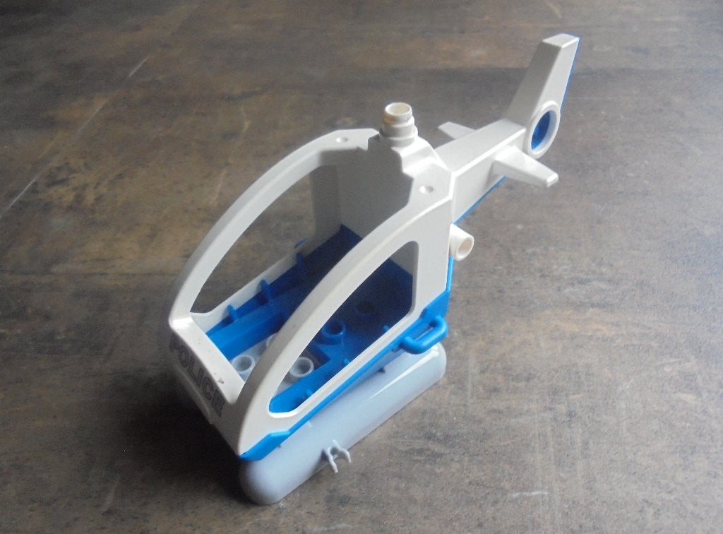 Lego Duplo Helicopter Body Medium & Skids (zie foto's), Enlèvement ou Envoi, Utilisé, Briques en vrac, Duplo