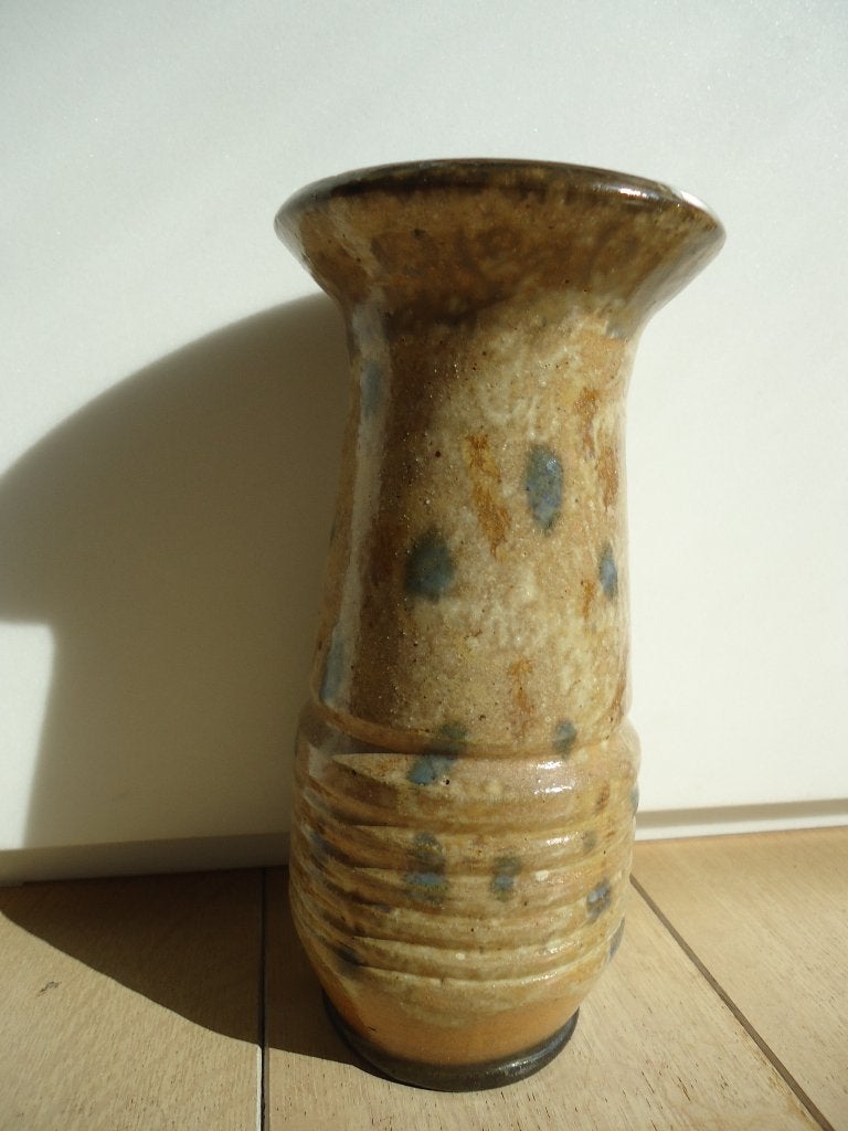 VTG Bouffioulx steengoed vaas Losson grès gevlekt glazuur, Antiquités & Art, Enlèvement ou Envoi
