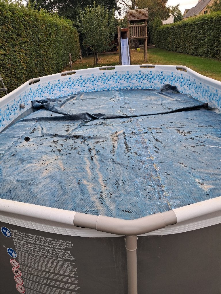 Zwembad, Jardin & Terrasse, Piscines, 300 cm ou plus, Enlèvement, Utilisé, 80 à 120 cm