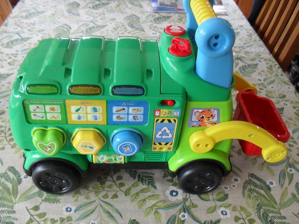 V-tech vuilnis sorteerwagen, Ophalen of Verzenden, Zo goed als nieuw
