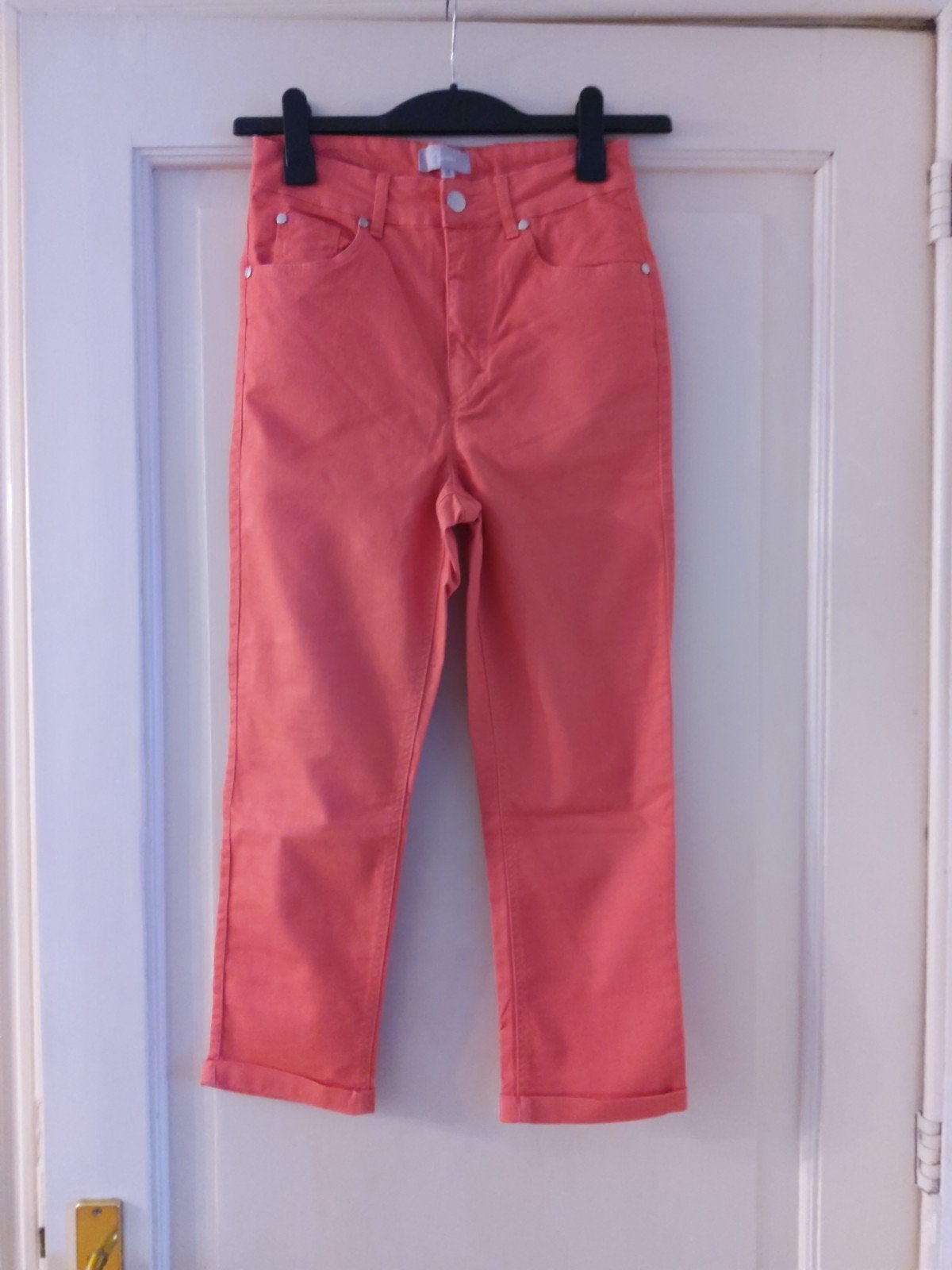 oranje driekwart zomerbroek cassis maat 36, Kleding | Dames, Overige kleuren, Cassis, Nieuw, Ophalen of Verzenden