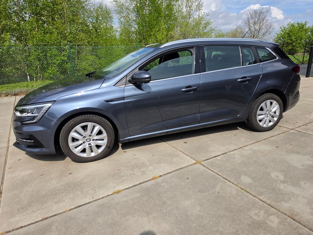 Renault Megane Grand Tour 1.3 TCE BTW Auto + Garantie, Auto's, Blauw, Bedrijf, 5 deurs, Dealer onderhouden