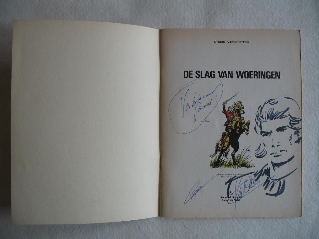 De Rode ridder, nr 132, met dedicace, 1ste druk, Boeken, Stripverhalen, Zo goed als nieuw, Eén stripboek, Ophalen of Verzenden