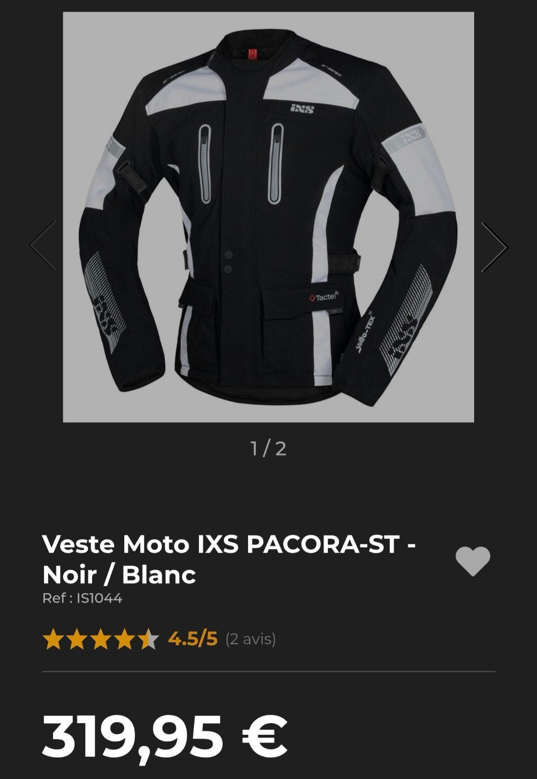 IXS, Motos, Manteau | tissu, Enlèvement, Hommes, Neuf, sans ticket