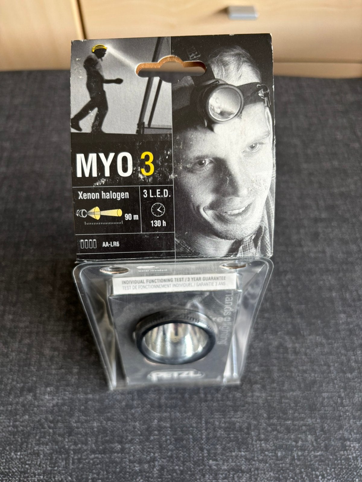 Lampe frontale Petzl MYO3, Enlèvement ou Envoi, Neuf