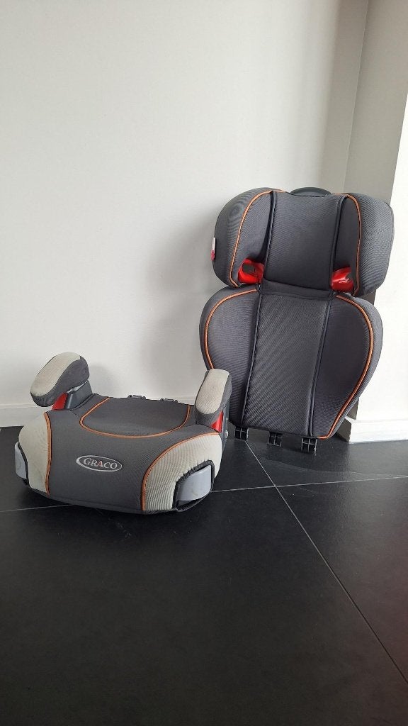 auto kinderstoel met rugleuning, Kinderen en Baby's, Ophalen, 15 t/m 25 kg, Gebruikt, Autogordel