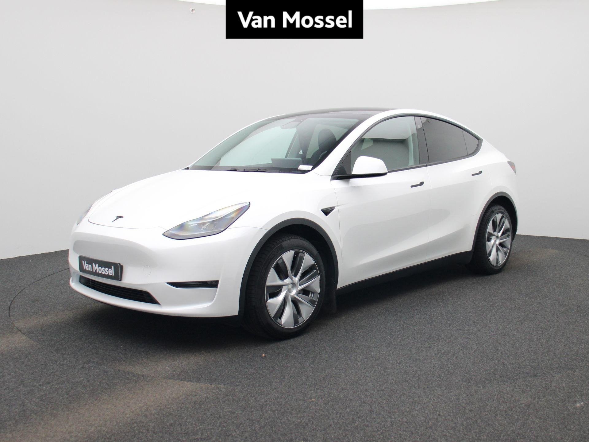 TESLA Model Y Long Range Dual Motor AWD | SOH 93,5%, Auto's, Stof, Wit, 5 zetels, 1588 kg
