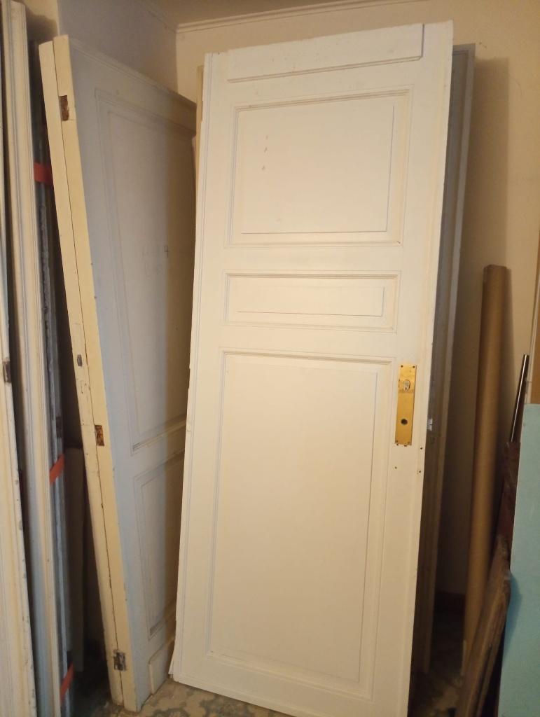 Massieve binnendeuren, Doe-het-zelf en Bouw, Deuren en Vliegenramen, Ophalen, Gebruikt, Minder dan 80 cm, 215 cm of meer