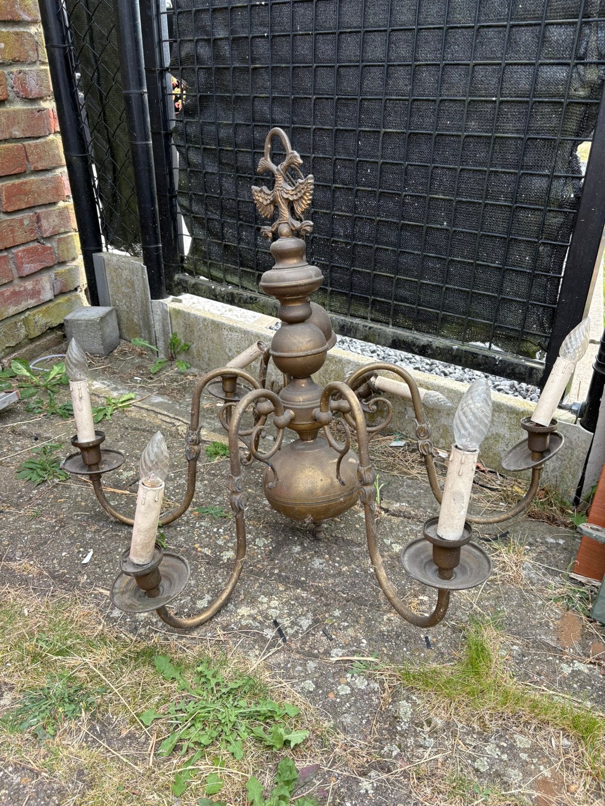 Kroonluster van 1930, Huis en Inrichting, Lampen | Kroonluchters, Ophalen, Zo goed als nieuw