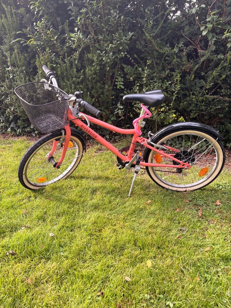 Fiets kind meisje 22” inch, Fietsen en Brommers, Ophalen, 22 inch, Gebruikt, Handrem