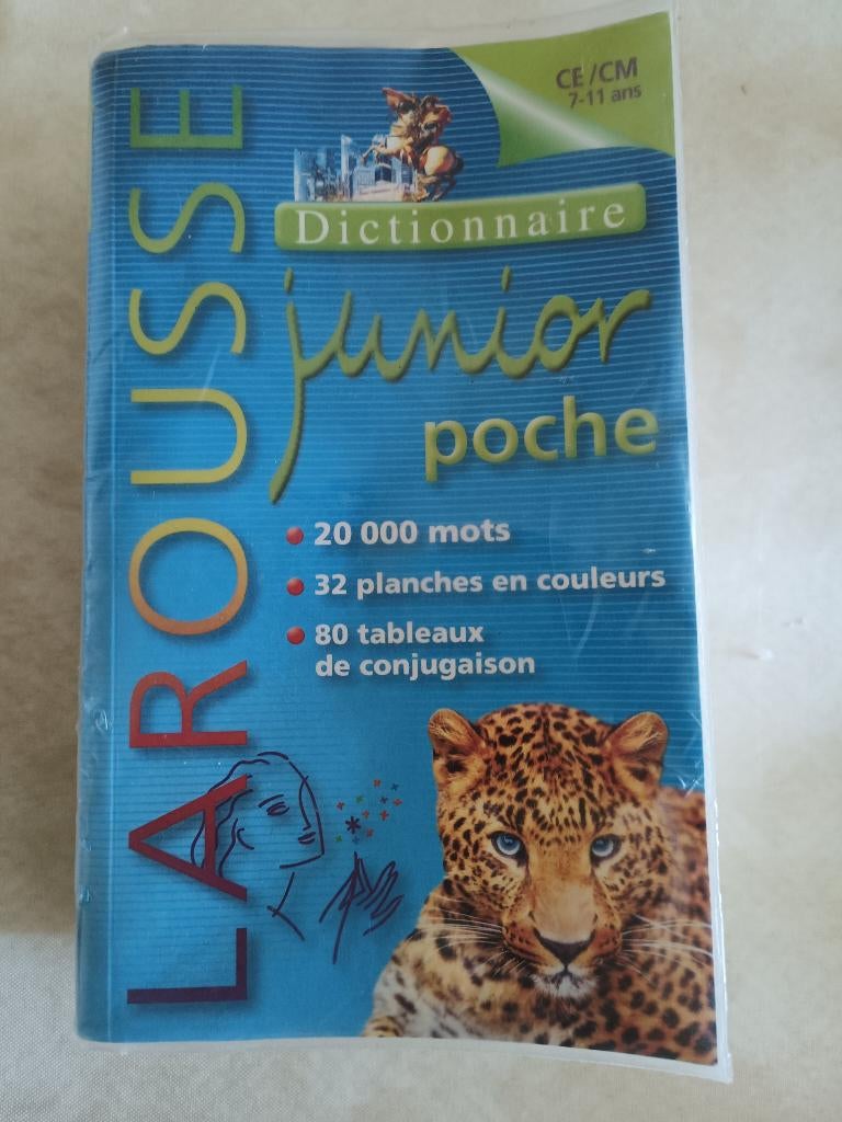 Dictionnaire Larousse Junior de poche, Livres, Dictionnaires, Enlèvement ou Envoi, Utilisé, Français