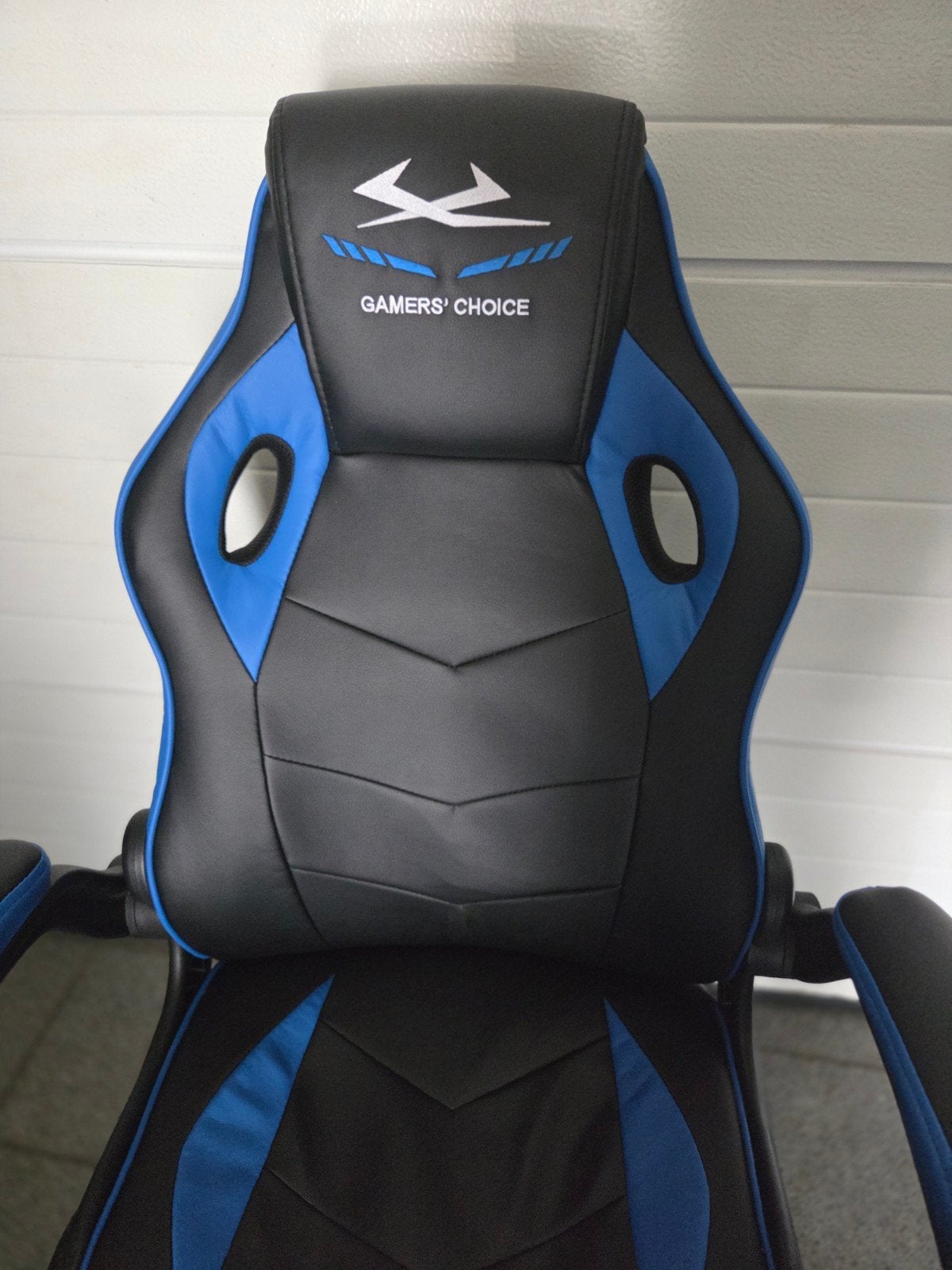 Gaming stoel VOJENS zwart/blauw kunstleer/mesh Nieuw!!!!, Ophalen, Blauw, Nieuw, Gaming bureaustoel