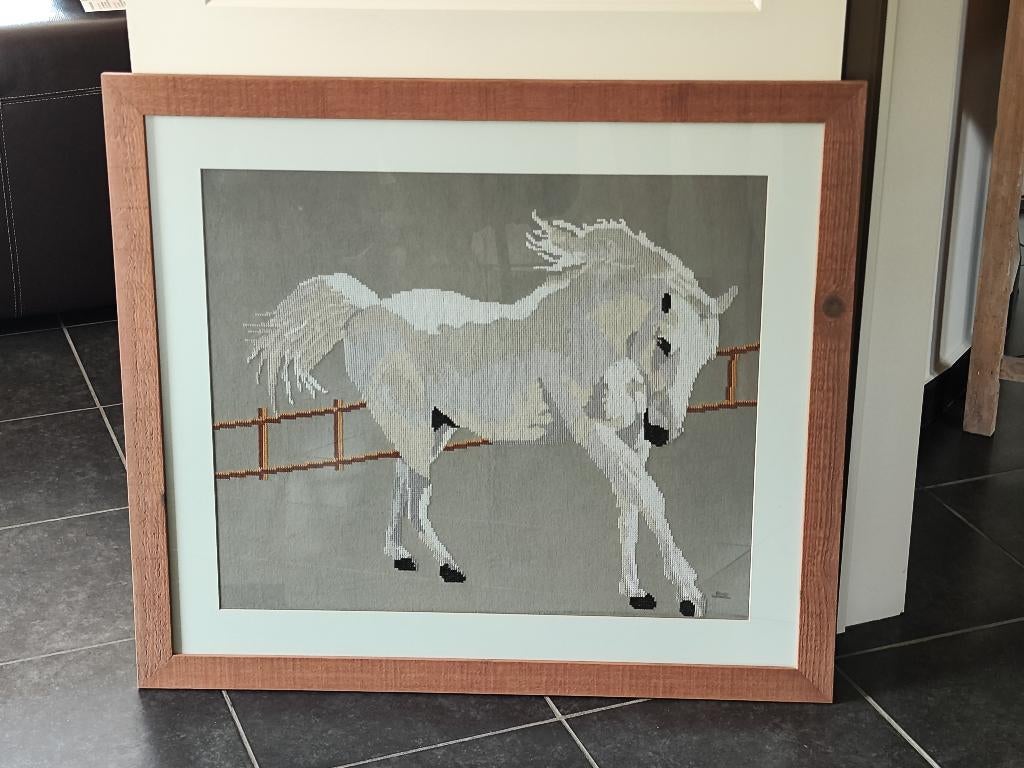 Kader handwerk, geborduurd, Maison & Meubles, Accessoires pour la Maison | Cadres, Enlèvement