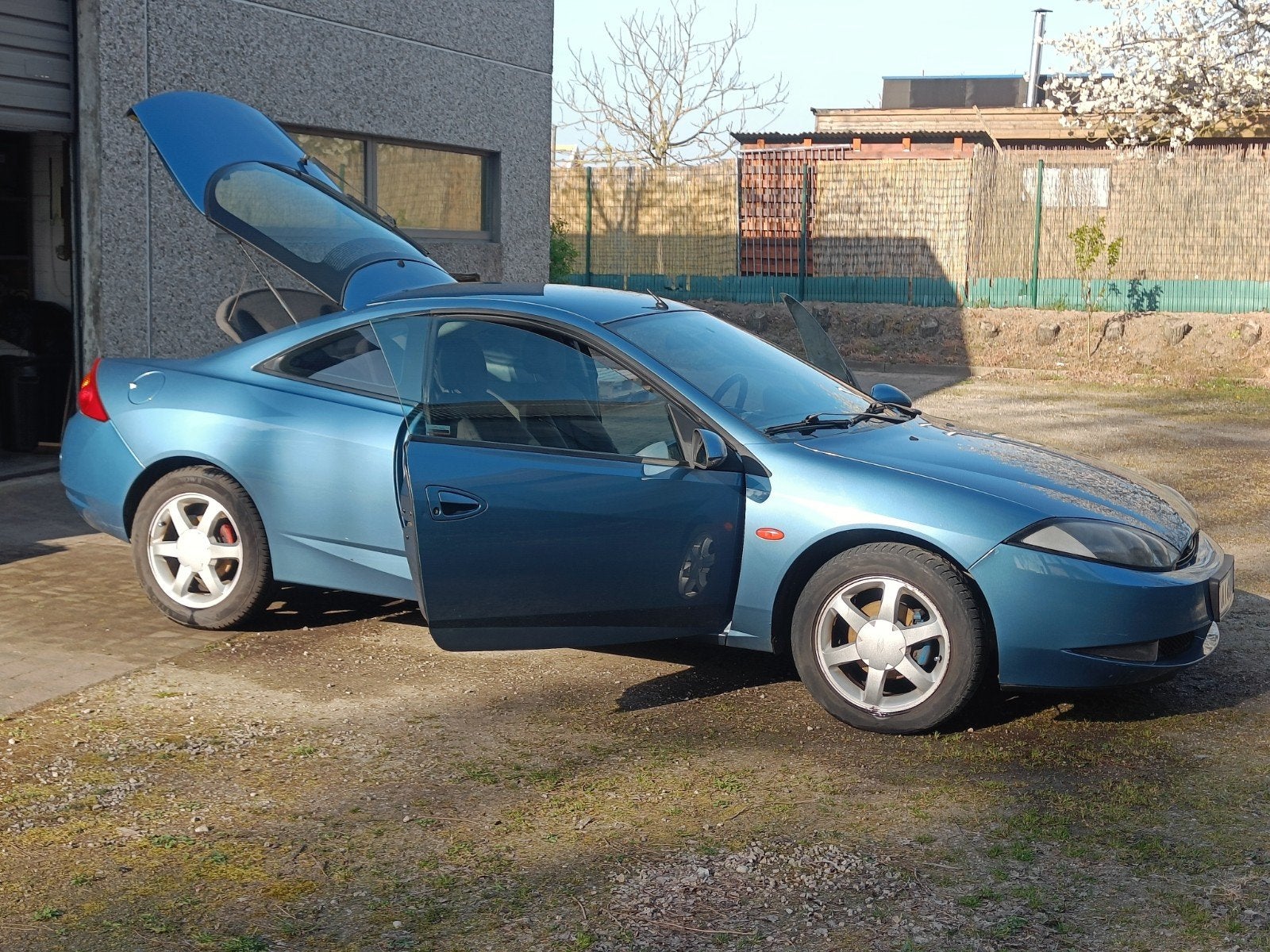 Ford Cougar 2.0 Benzine, Cougar, Stof, Blauw, Handgeschakeld