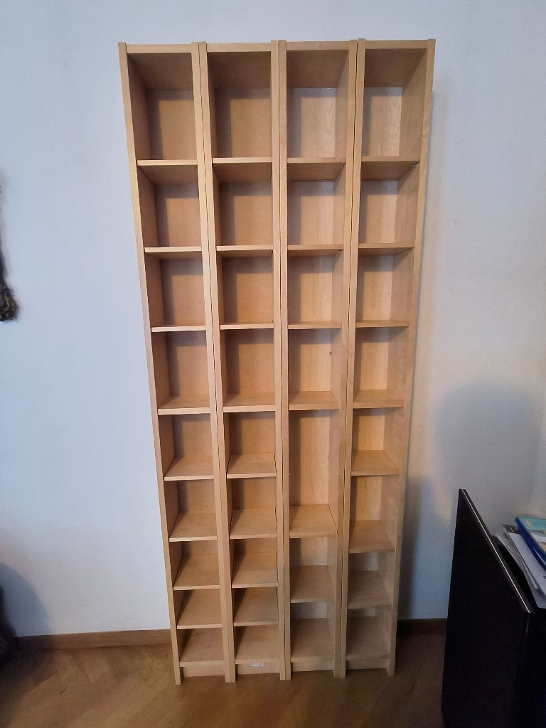 Rek ikea, hout voor dvd,cd..., Huis en Inrichting, Ophalen, Zo goed als nieuw, Hout, Cd's of Dvd's