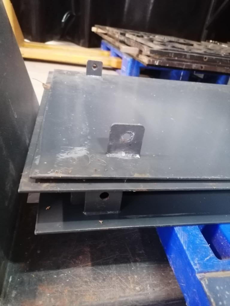 Tôles métalisées et thermolaquées RAL 7016, Bricolage & Construction, Enlèvement, Utilisé, Fer