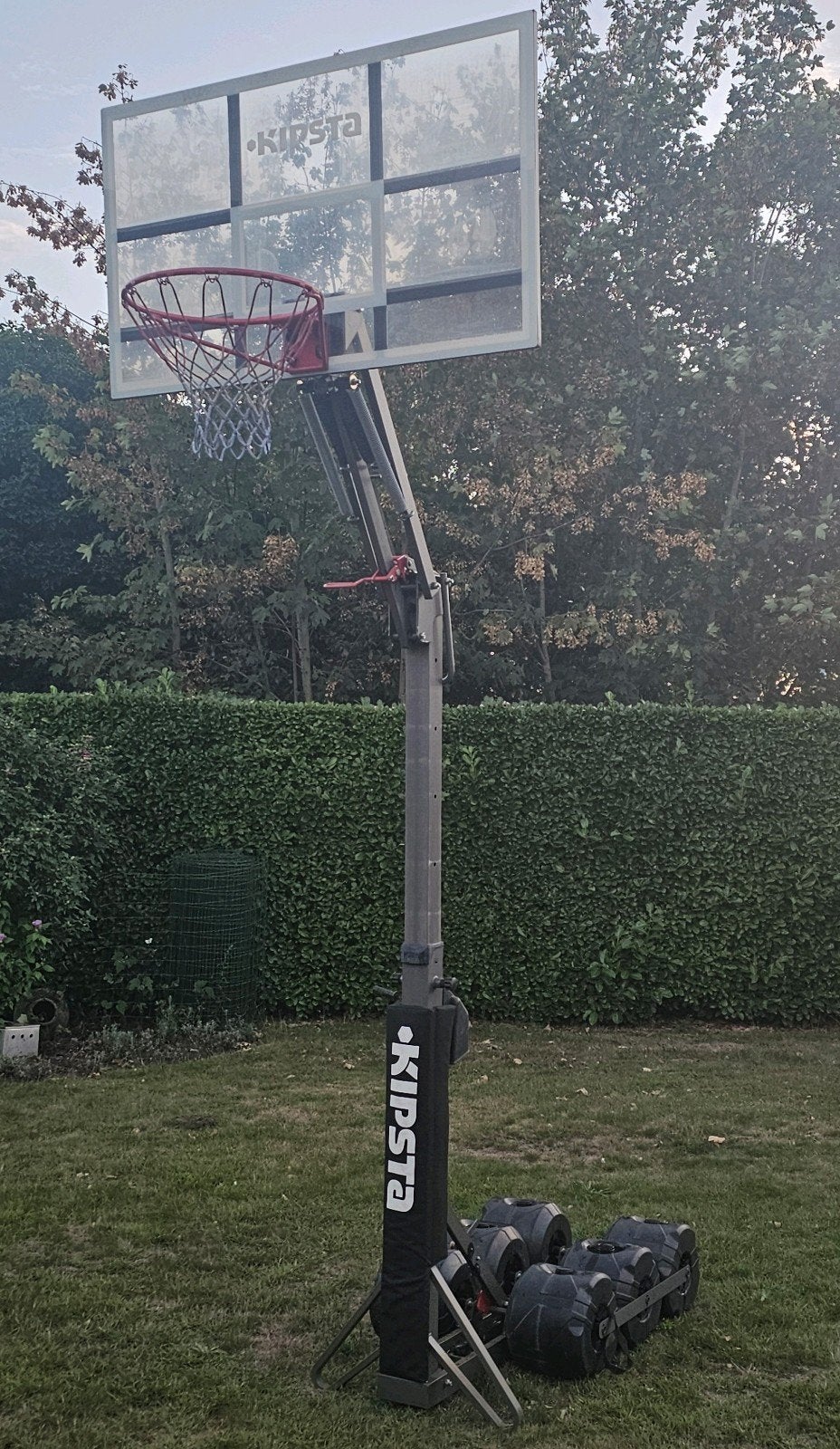 Kipsta B900 BOX NBA réglable de 2,10 m à 3,05 m, Sports & Fitness, Enlèvement ou Envoi, Utilisé, Anneau, Panneau ou Poteau