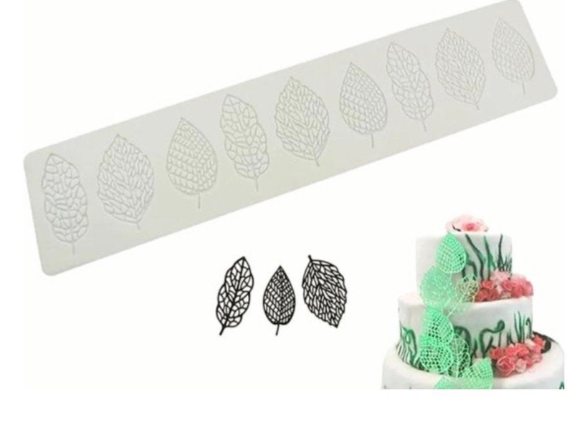 Siliconen mal bladeren voor decoratie, Ophalen of Verzenden, Nieuw, Taarten