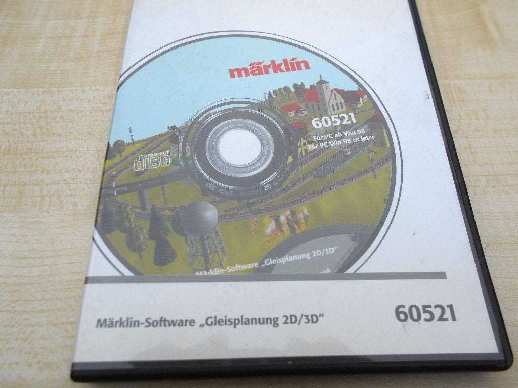 marklin software " gleisplanung 2D/3D " 60521, Ophalen of Verzenden, Zo goed als nieuw, Märklin