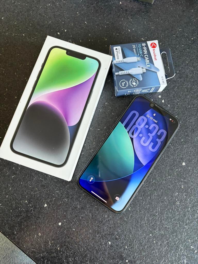 Iphone 14 - 128GB -Zeer goede staat, Telecommunicatie, Mobiele telefoons | Apple iPhone, Ophalen, Zo goed als nieuw, IPhone 14