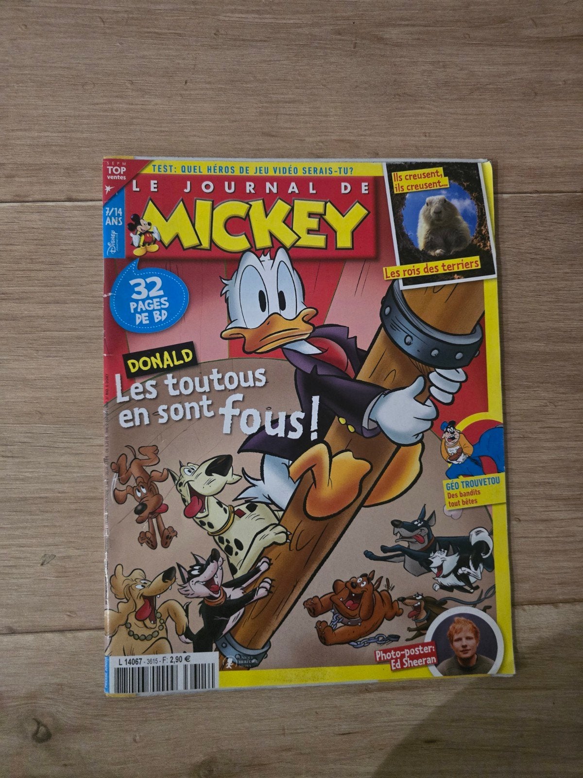 Le Journal de Mickey n3615 – 29 septembre 2021 – Donald – D, Enlèvement ou Envoi, Journal