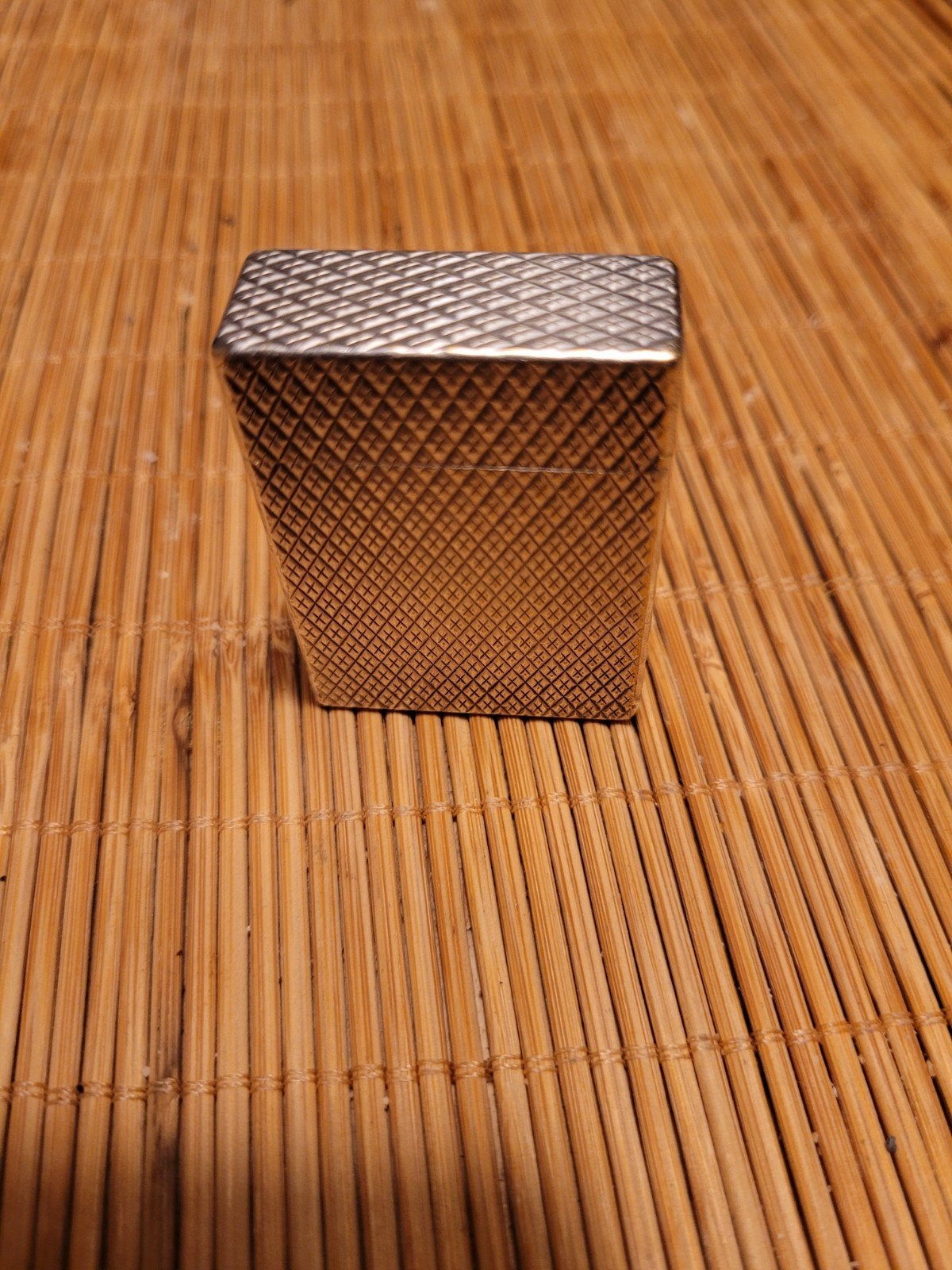 briquet St DUPONT argenté, Ophalen of Verzenden, Gebruikt, Aansteker