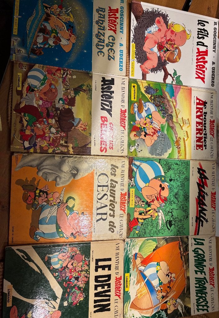 8BD Astérix anciennes, Livres, Plusieurs BD, Enlèvement ou Envoi, Utilisé, Goscinny & Uderzo