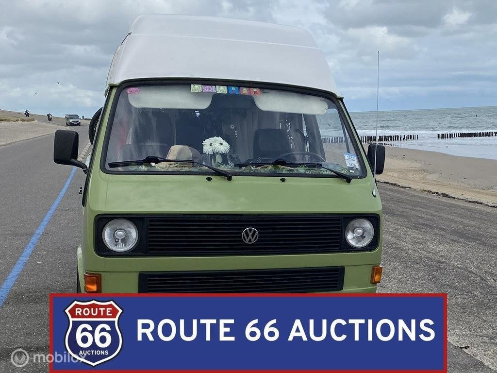 Volkswagen T3 | 1982 | Route 66 Auctions, Auto's, Volkswagen, Zwart, Bedrijf, Handgeschakeld
