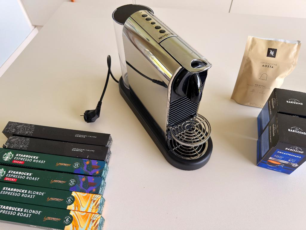 Nespresso CitiZ Platinum koffiezetapparaat, Electroménager, Cafetières, Comme neuf, Café moulu, Autres types, Cafetière, 4 à 10 tasses