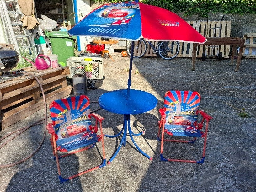 Terras setje Cars, Enlèvement, Utilisé