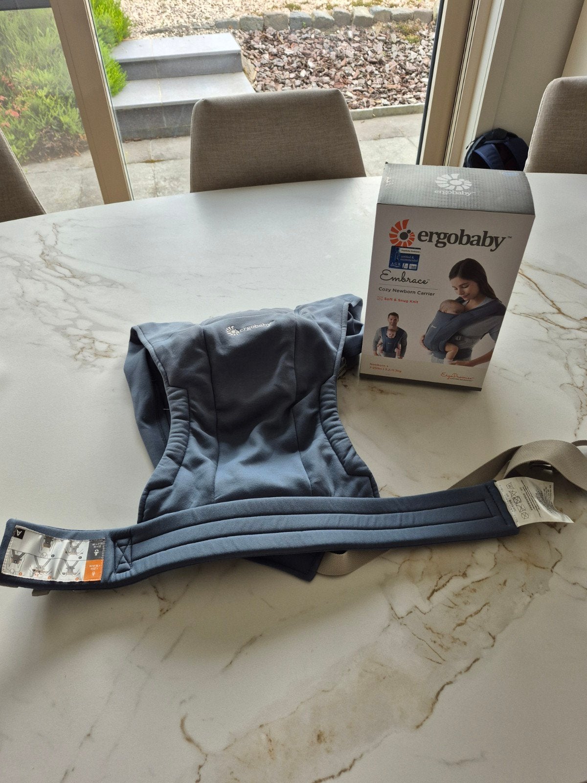 Ergobaby Embrace draagzak, Kinderen en Baby's, Babydragers en Draagdoeken, Ophalen, Draagzak