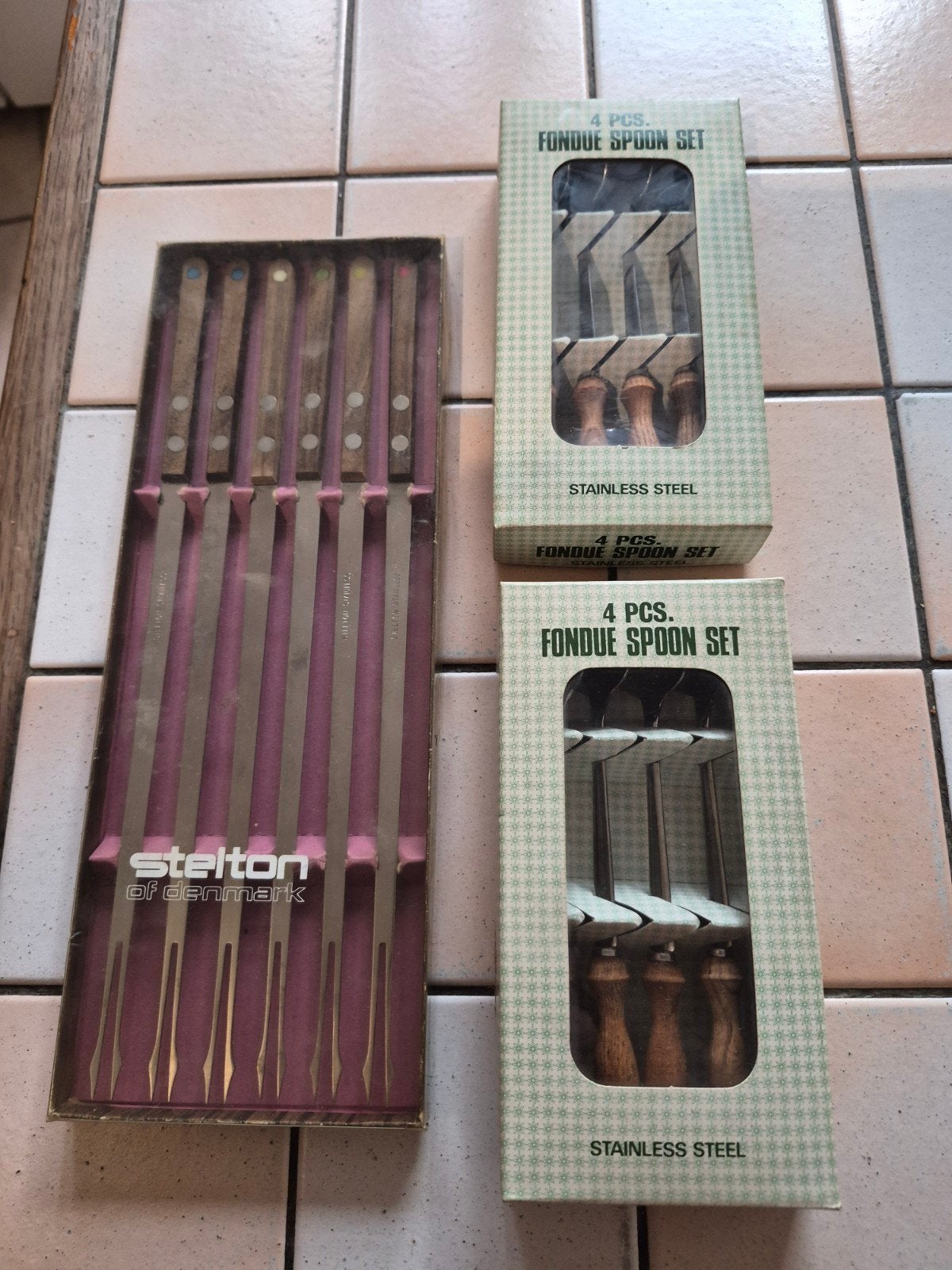 Couvert a fondue, Maison & Meubles, Enlèvement, Comme neuf, Set de couverts, Autres types