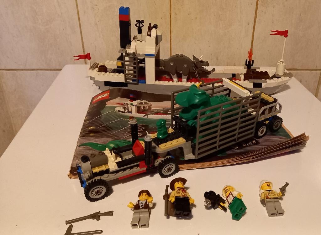 LEGO VINTAGE verschillende dozen/sets met dinosaurusthema, Ophalen of Verzenden, Zo goed als nieuw, Complete set, Lego