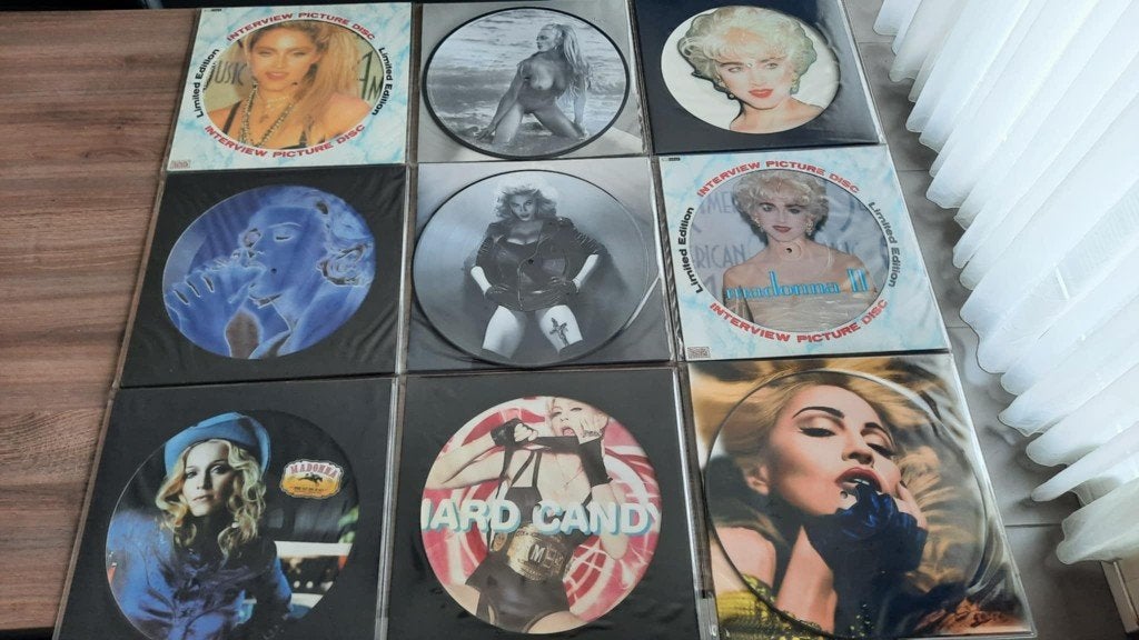 69 Madonna pictures discs, Ophalen, LP, Pop, Beschermende buitenhoes