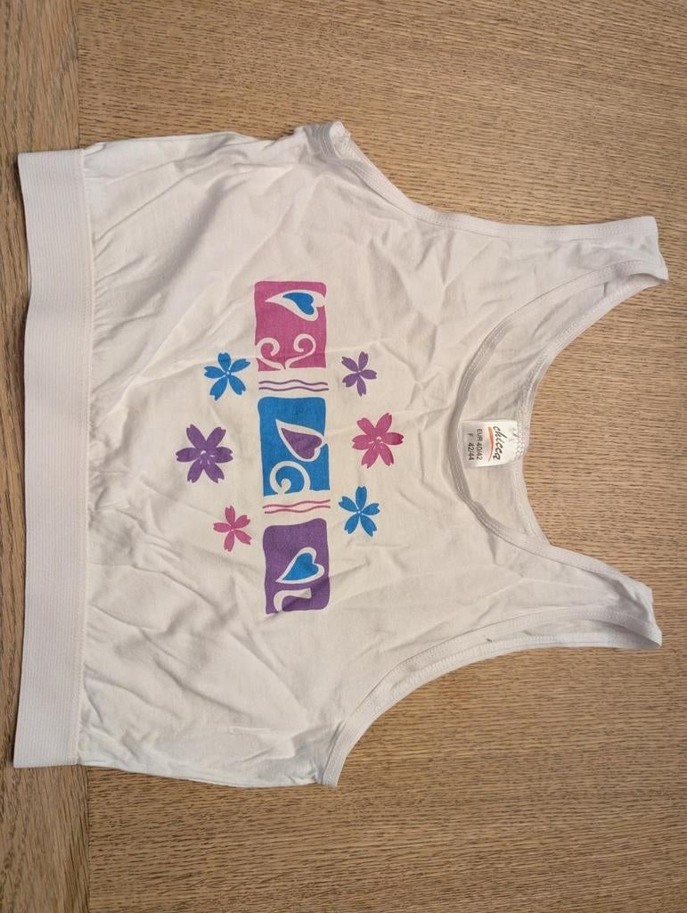 4 onderhemdjes/ topjes maat 40/42, Kleding | Dames, Ondergoed en Lingerie, Chicco, Ophalen of Verzenden, Oranje