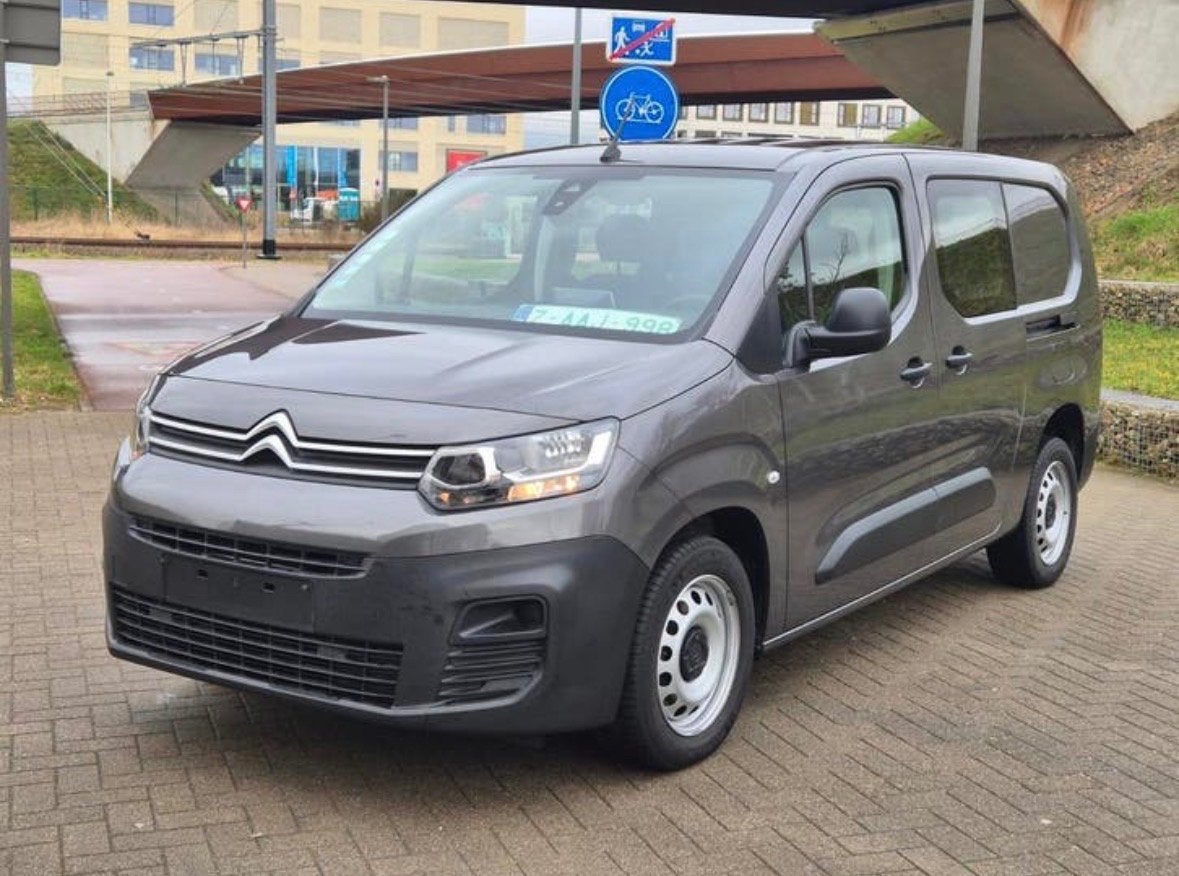 Citroën Berlingo XL | Dubbel Cabine | 1.5 Diesel | Euro 6, Stof, Gebruikt, Euro 6, Citroën