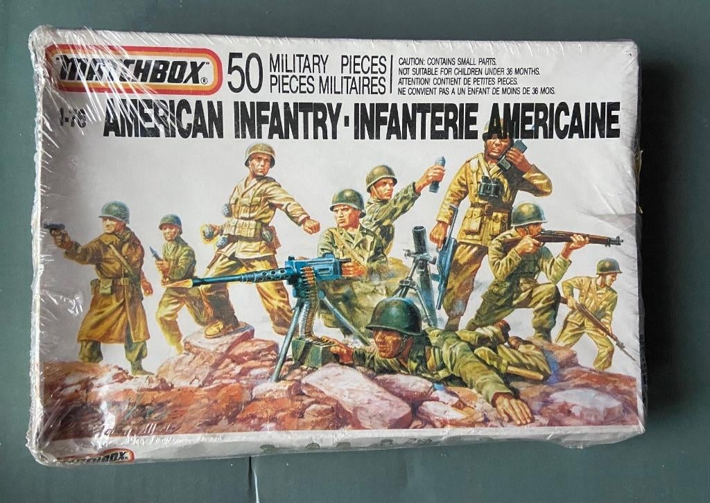 Boîtes de 50 figurines Allemande et Americaine, Collections, Envoi, Neuf, Autres types