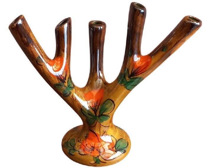 Vase à fleurs en céramique La Lava., Enlèvement ou Envoi