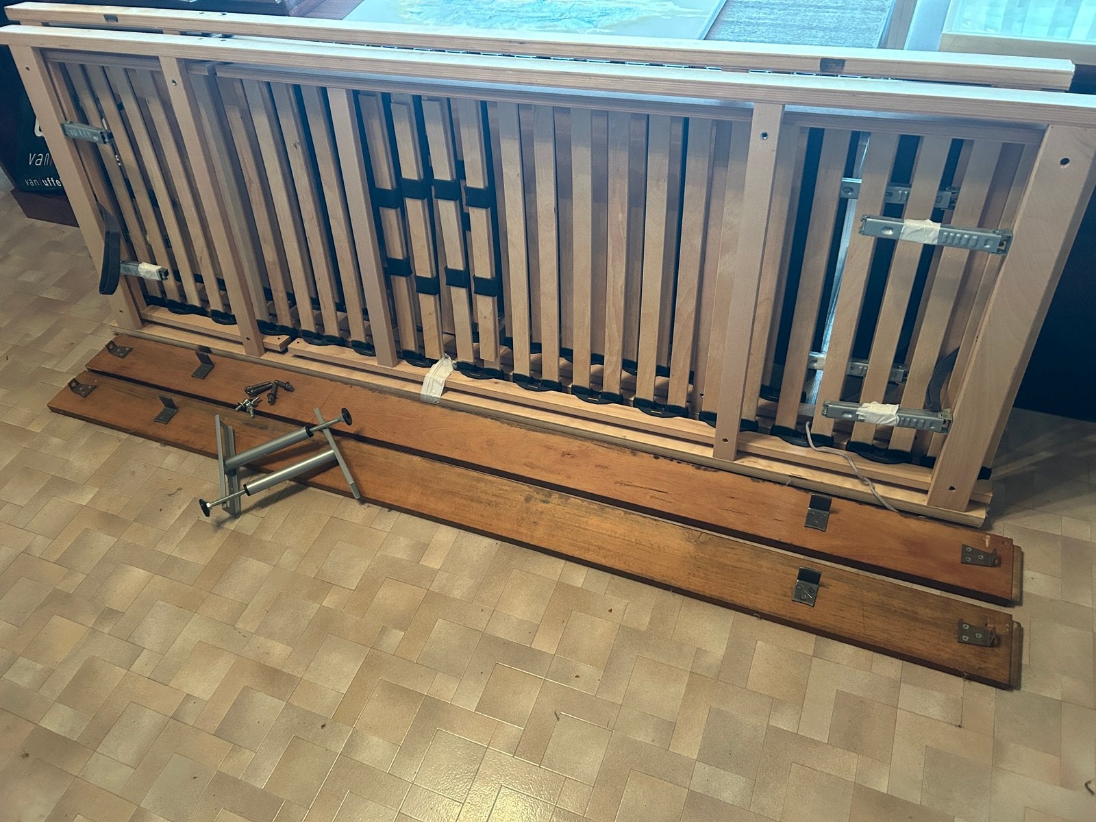 Set van 2 Lattoflex lattenbodems 70x200, Huis en Inrichting, Slaapkamer | Matrassen en Bedbodems, Ophalen, Gebruikt