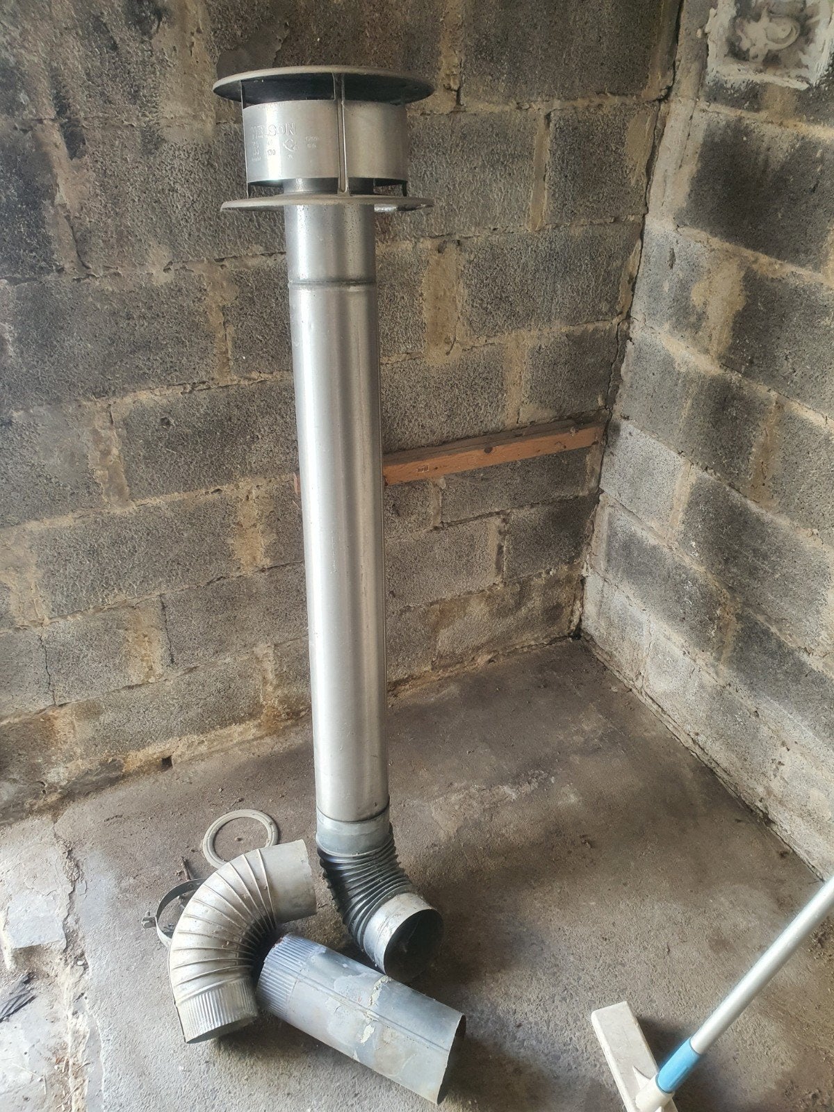 Afvoerbuis Gasboiler, Ophalen, Afvoer, Gebruikt, Minder dan 20 mm
