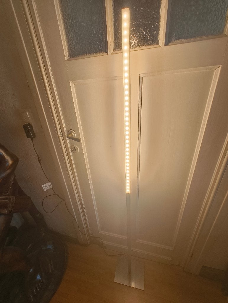 Lampadaire LED moderne 155 cm, Enlèvement, Comme neuf, Métal, 150 à 200 cm