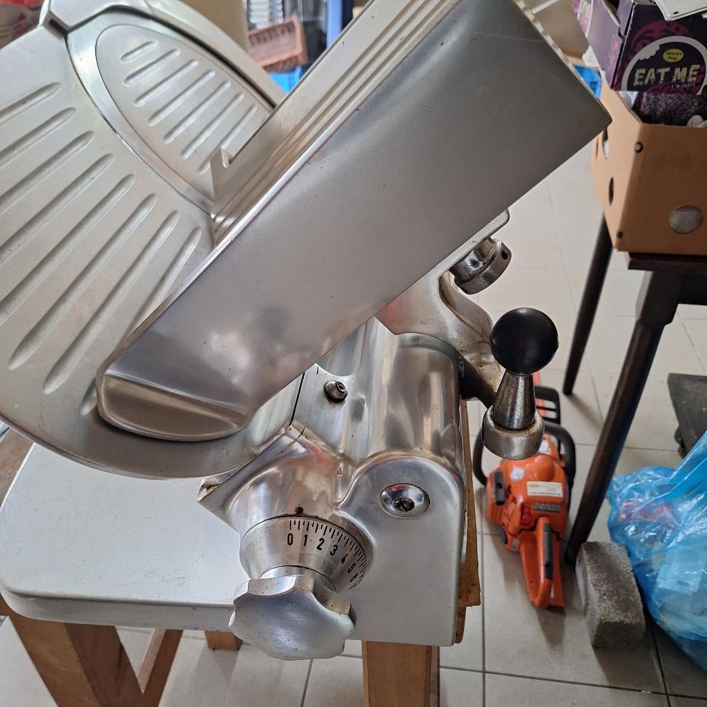 Vleessnijmachine, Zakelijke goederen, Horeca | Keukenapparatuur, Ophalen, Gebruikt, Inox Meubilair