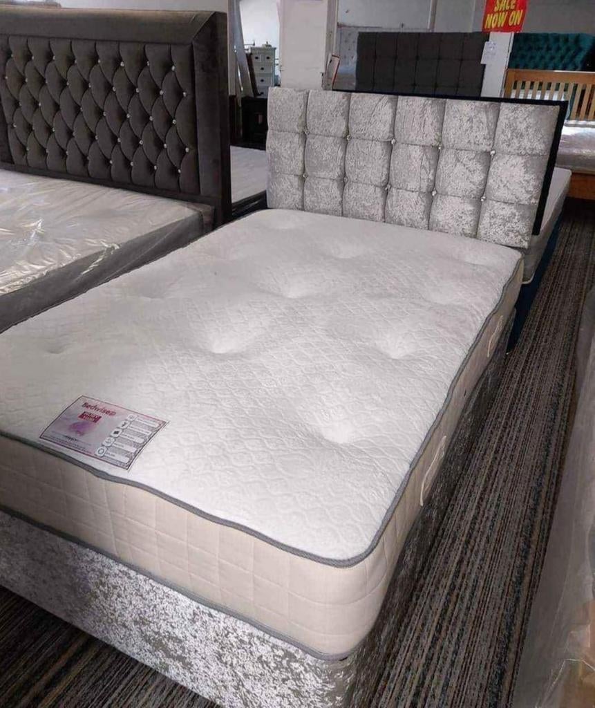 Luxe Bed met Hoofdbord – Perfect voor Elke Slaapkamer, Envoi, Noir