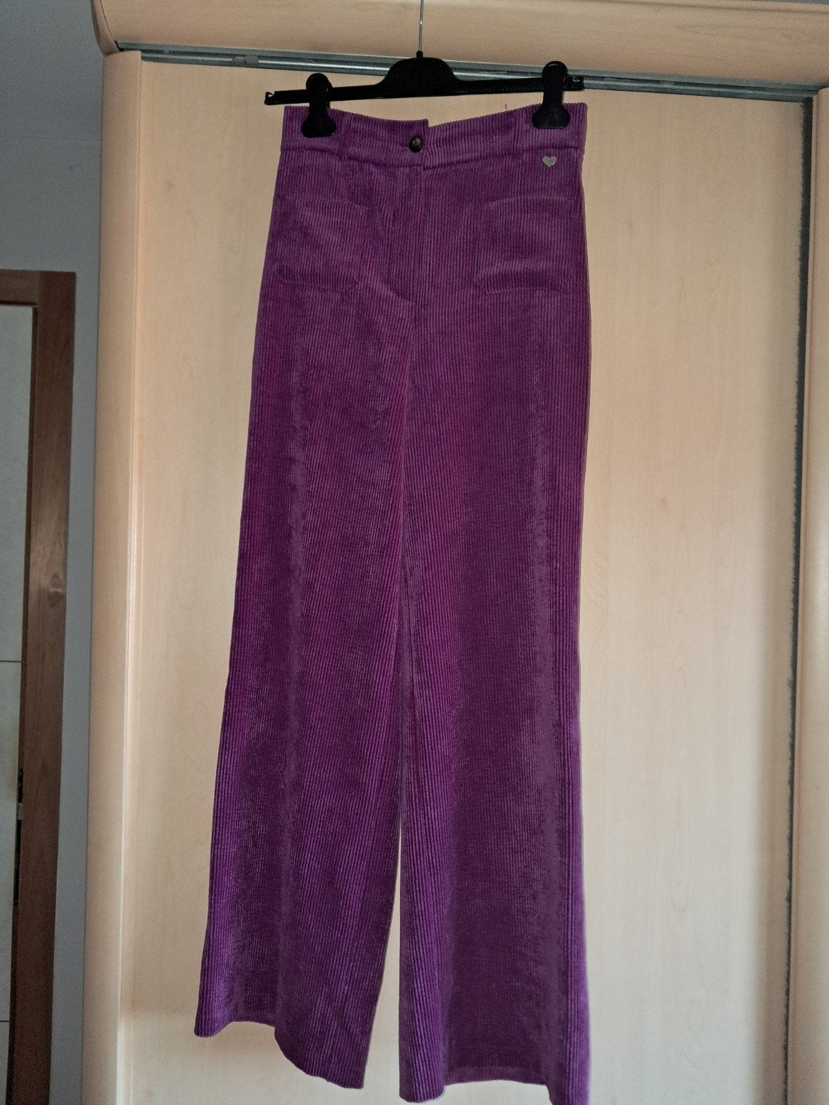 Broek amelie&amelie XS, Kleding | Dames, AMELIE & AMELIE, Paars, Ophalen of Verzenden, Zo goed als nieuw