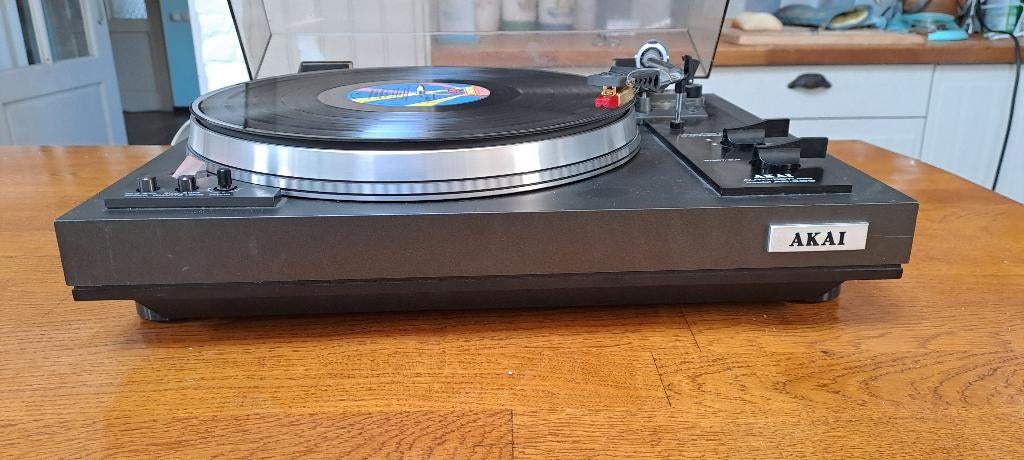 Akai AP-306C direct drive platenspeler in topstaat, Audio, Tv en Foto, Platenspelers, Automatisch, Ophalen of Verzenden, Zo goed als nieuw